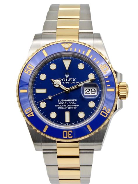 Rolex submariner two tone blue